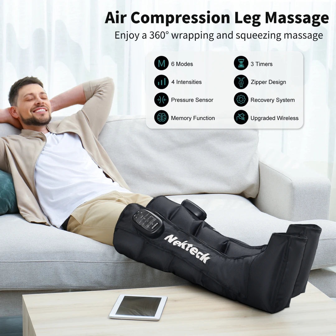 Cordless Air Compression Leg Massager