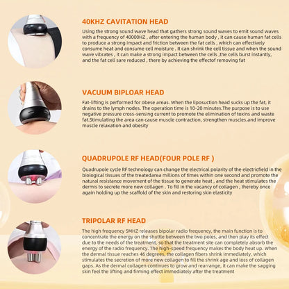 4-in-1 Cavitation RF Body Slimming Machine