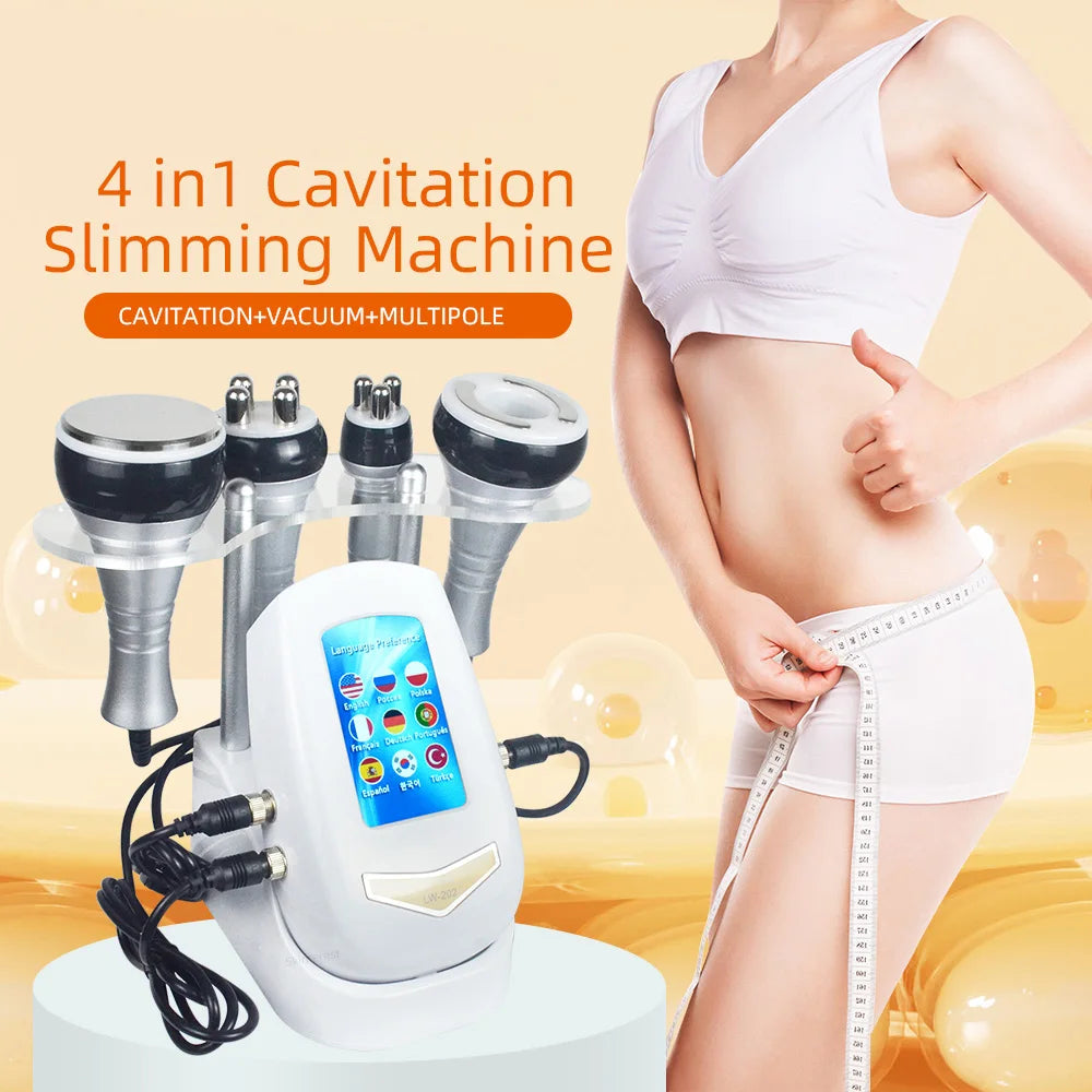 4-in-1 Cavitation RF Body Slimming Machine